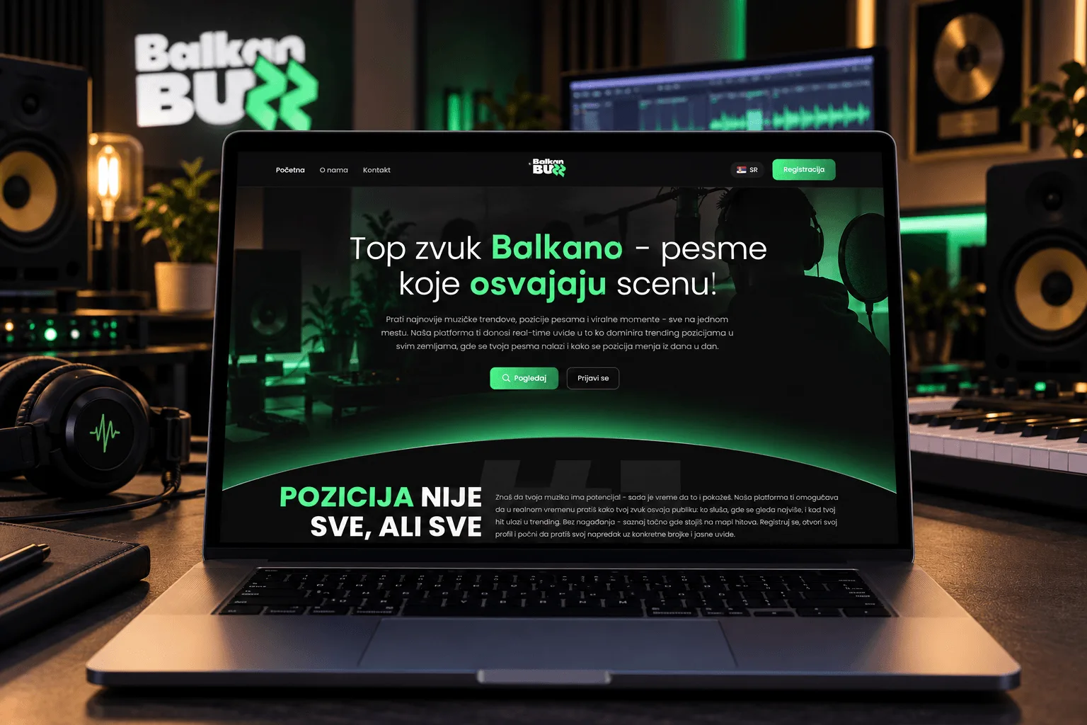 BalkanBuzz — prikaz sajta