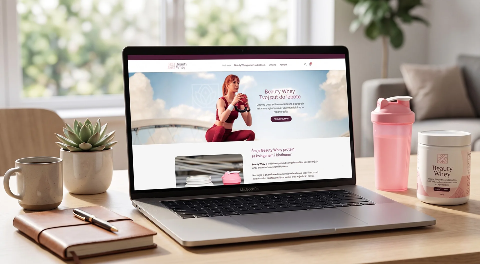 Beauty Whey — website preview