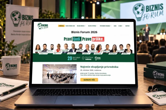 Biznis Forum — prikaz sajta