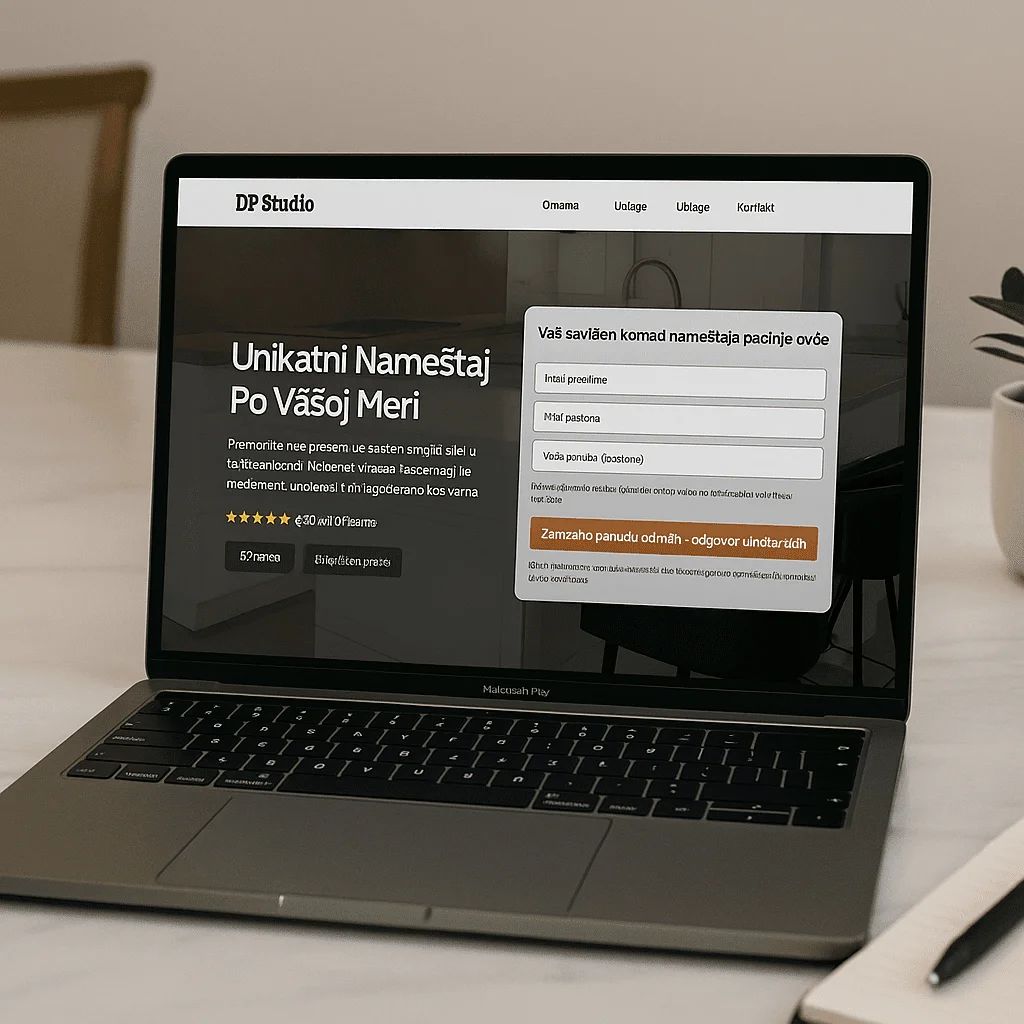 DP Studio — website preview