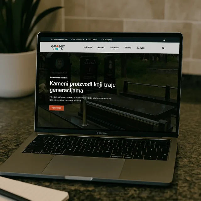 Granit Ćula — website preview