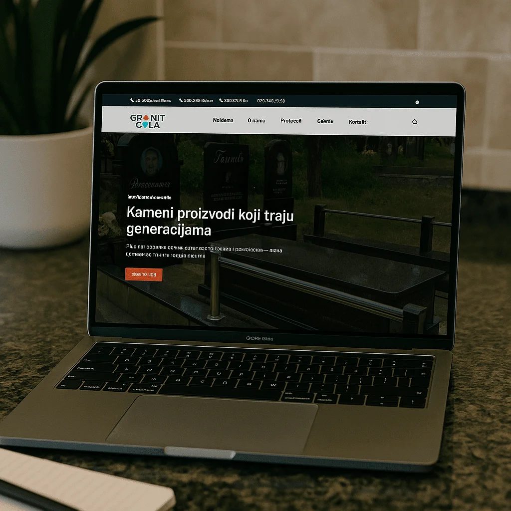 Granit Ćula — website preview
