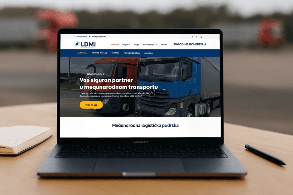 LDM Group — website preview