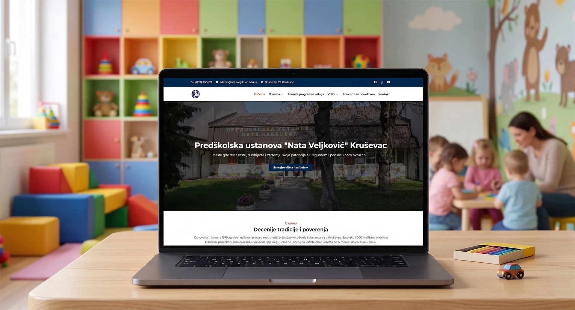 Nata Veljković — website preview