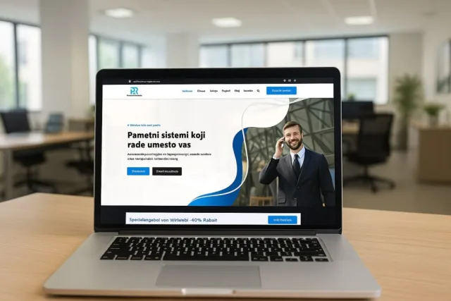 Poslovna rešenja — website preview