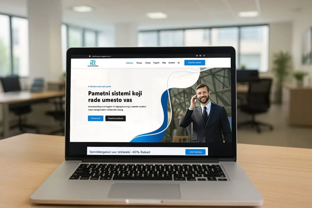 Poslovna rešenja — website preview