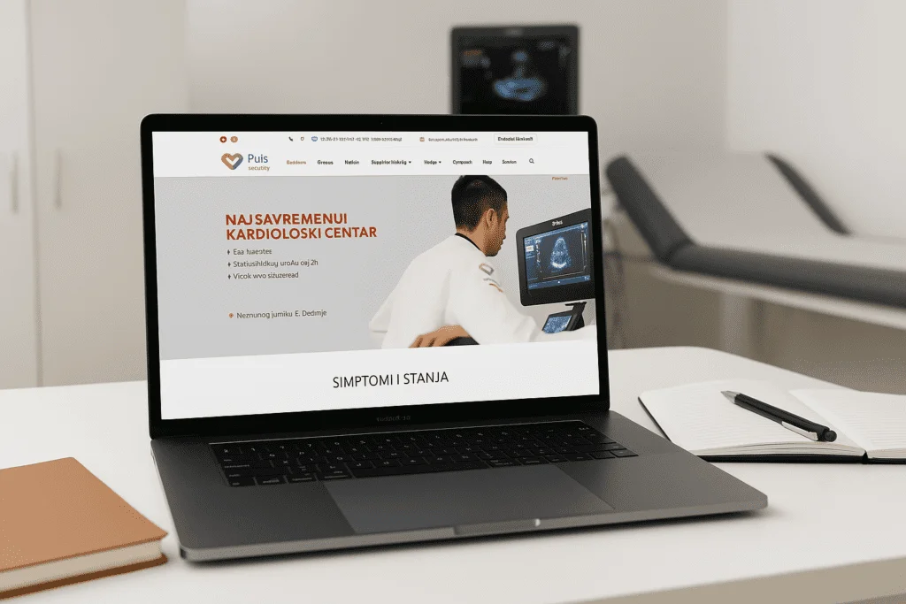 Puls Dedinje — website preview