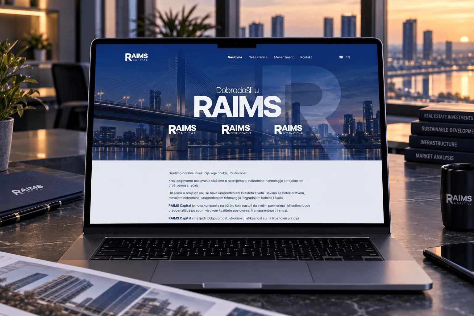 Raims Capital — website preview