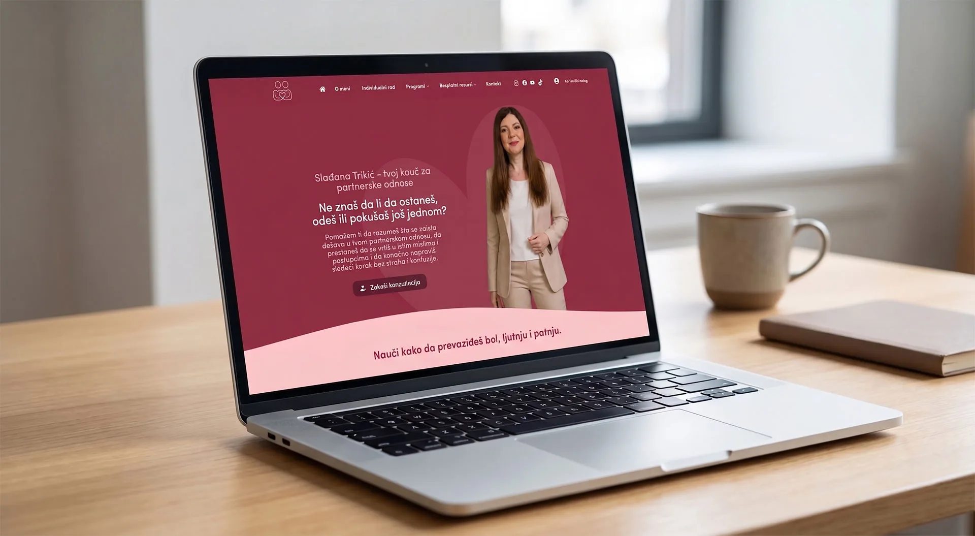 Slađana Trikić — website preview
