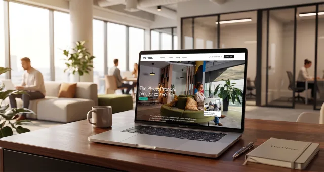 The Place — website preview