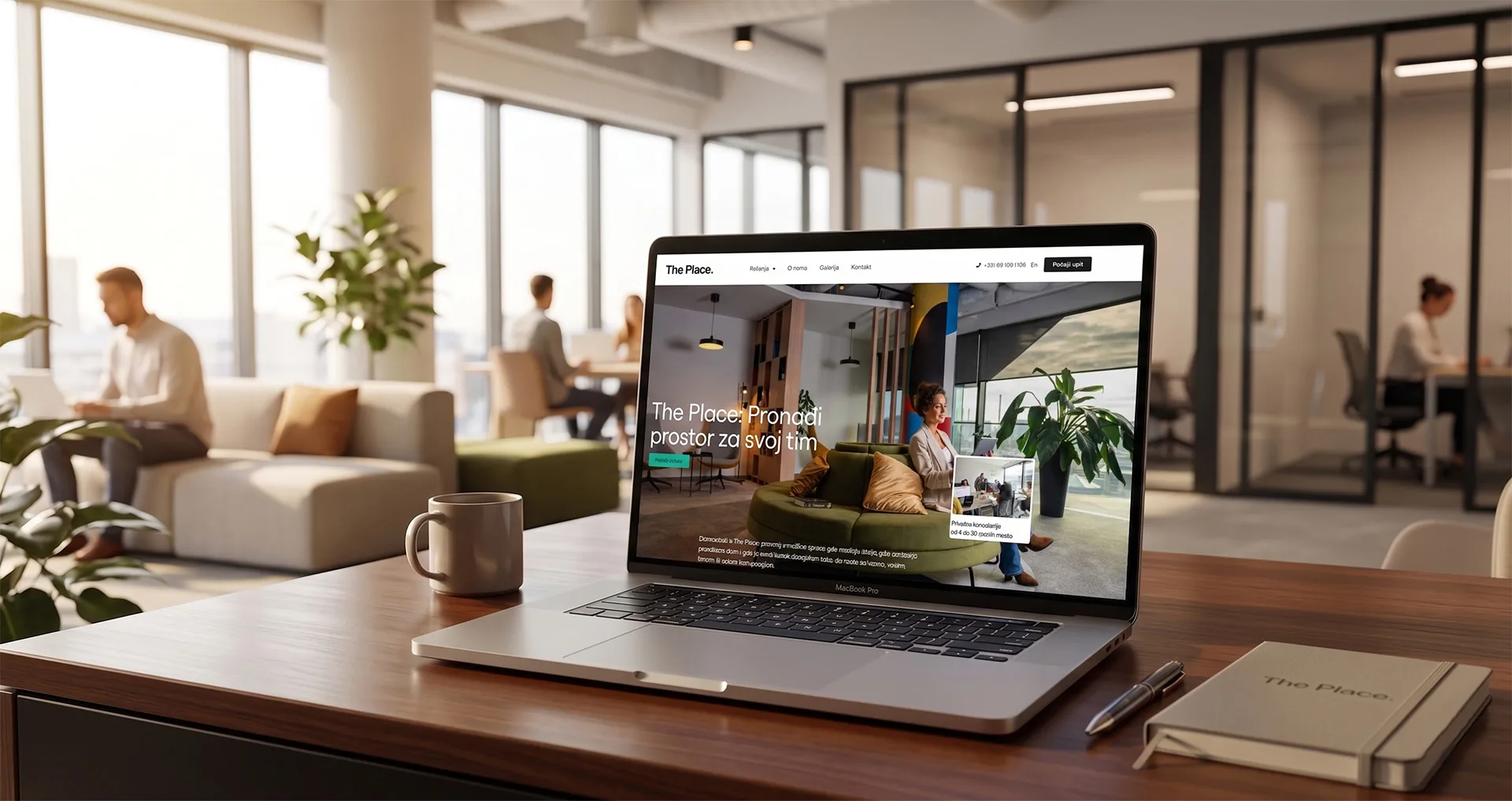 The Place — website preview