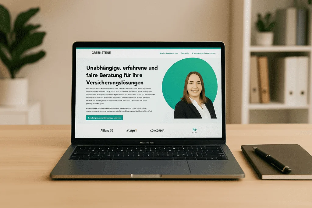 Versicherungen Sanja — website preview