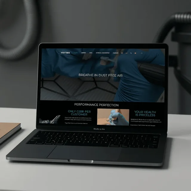 Vortex Dust Collector — website preview